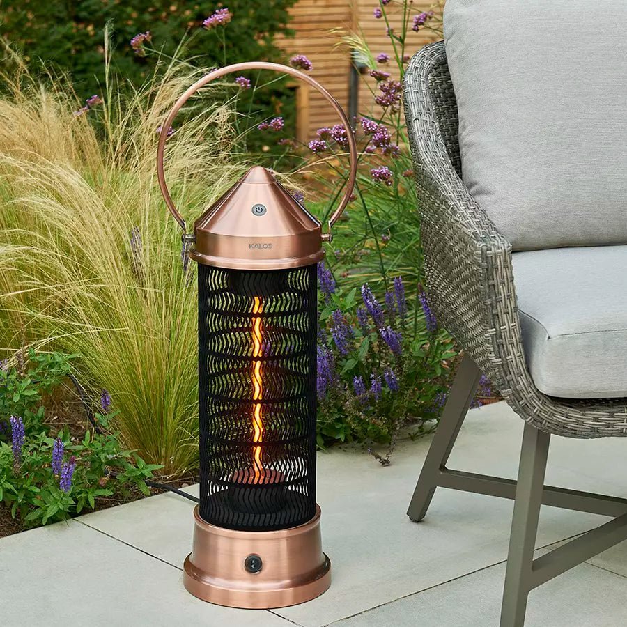Copper Electric Lantern - Small 1500W - SGP Garden Ltd