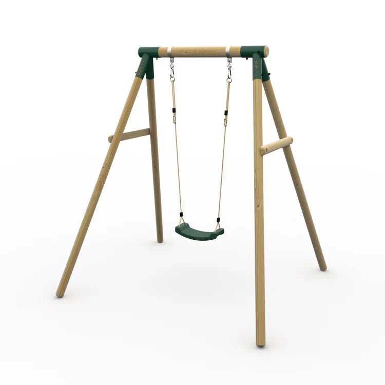 Plum® Bush BabyTM Wooden Swing Set - Single Swing - SGP Garden Ltd