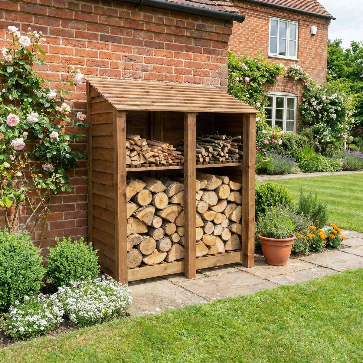 Firewood and Log Stores - SGP Garden Ltd