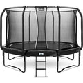 10ft Salta Black Round First Class Edition Trampoline with Enclosure - SGP Garden Ltd