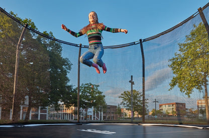 10ft Salta Black Round Premium Edition Trampoline with Enclosure - SGP Garden Ltd