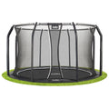 10ft Salta Black Royal Baseground Round Trampoline with Enclosure - SGP Garden Ltd