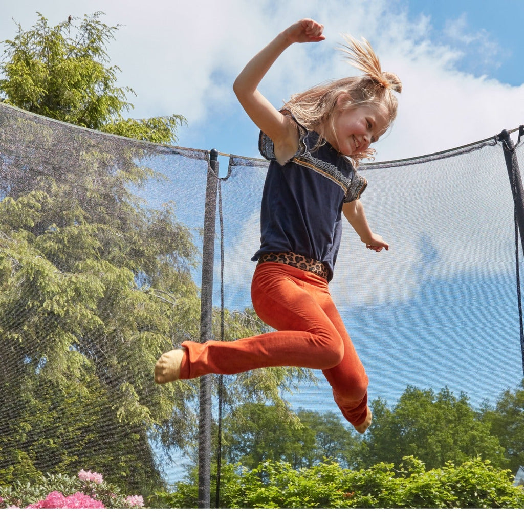 10ft Salta Green Comfort Edition InGround Round Trampoline with Enclosure - SGP Garden Ltd