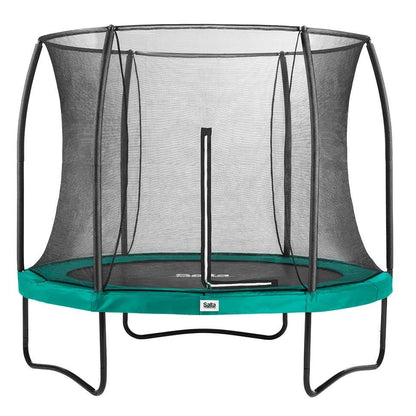 10ft Salta Green Round Comfort Edition Trampoline with Enclosure - SGP Garden Ltd