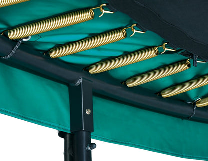 10ft Salta Green Round First Class Edition Trampoline with Enclosure - SGP Garden Ltd