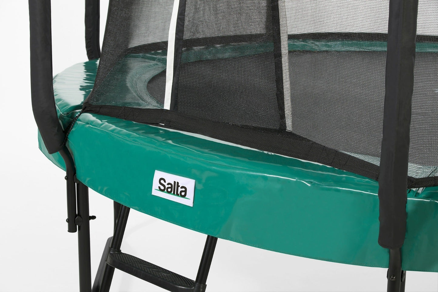 10ft Salta Green Round First Class Edition Trampoline with Enclosure - SGP Garden Ltd