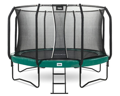10ft Salta Green Round First Class Edition Trampoline with Enclosure - SGP Garden Ltd