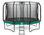 10ft Salta Green Round First Class Edition Trampoline with Enclosure - SGP Garden Ltd