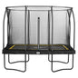 10ft x 7ft Salta Black Rectangular Comfort Edition Trampoline with Enclosure - SGP Garden Ltd