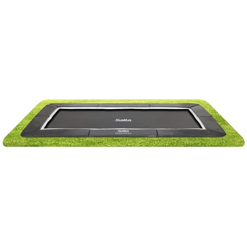 10ft x 7ft Salta Royal Baseground Black Rectangular Trampoline - SGP Garden Ltd
