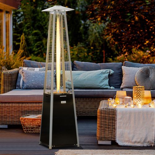 11.2KW Outdoor Gas Heater Freestanding Pyramid Propane Garden Tower Heater - SGP Garden Ltd