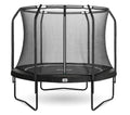 12ft Salta Black Round Premium Edition Trampoline with Enclosure - SGP Garden Ltd