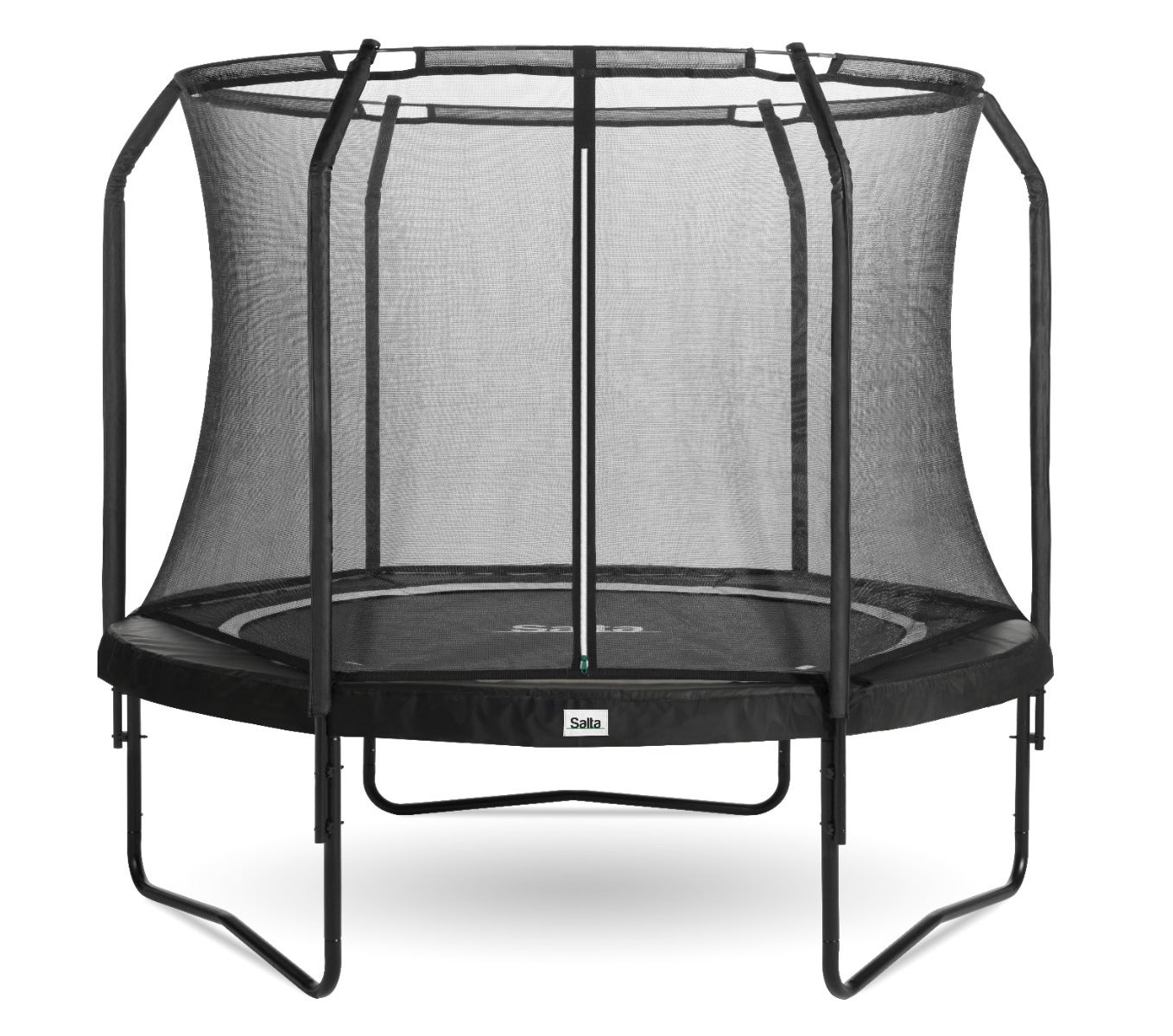 12ft Salta Black Round Premium Edition Trampoline with Enclosure - SGP Garden Ltd