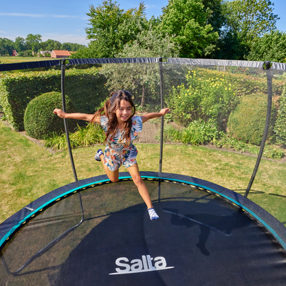 12ft Salta Cosmos Round Trampoline with Enclosure - SGP Garden Ltd