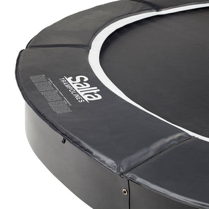12ft Salta Royal Baseground Black Round Trampoline - SGP Garden Ltd