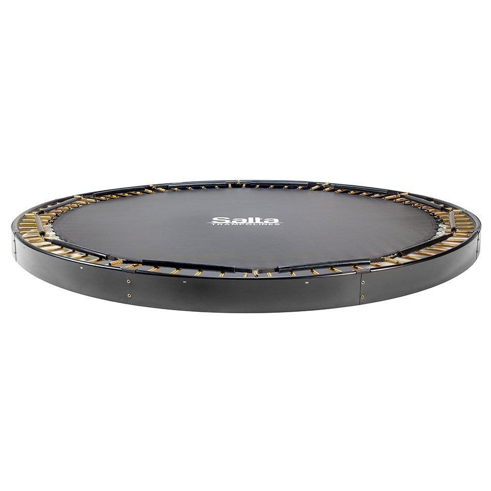 12ft Salta Royal Baseground Black Round Trampoline - SGP Garden Ltd