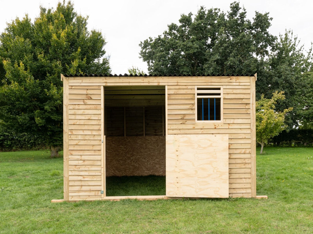 12ft x 12ft Mobile Animal Field Shelter V.1 - SGP Garden Ltd