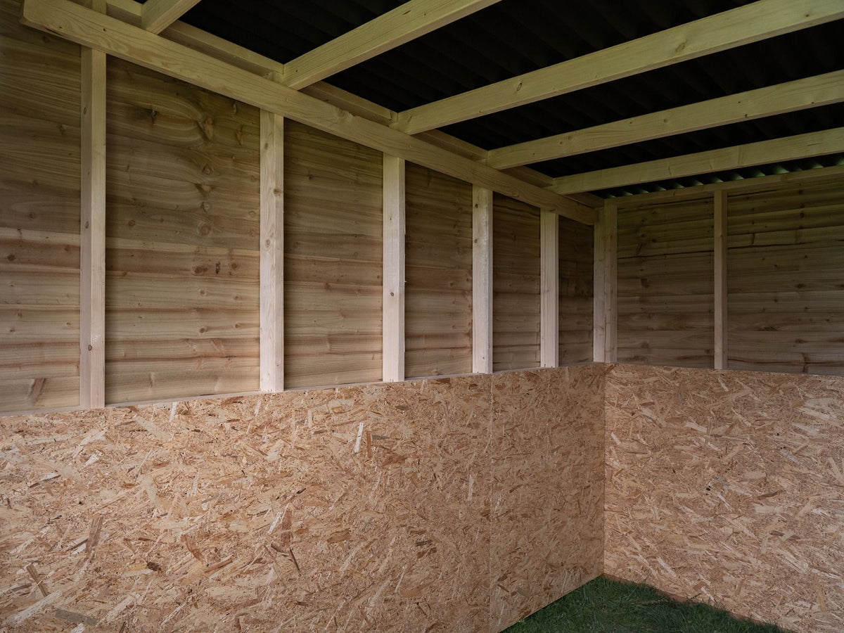 12ft x 12ft Mobile Animal Field Shelter V.1 - SGP Garden Ltd