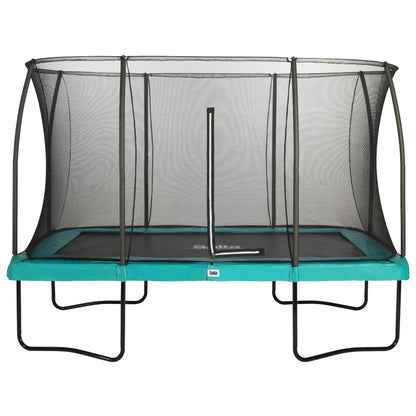 12ft x 8ft Salta Green Rectangular Comfort Edition Trampoline with Enclosure - SGP Garden Ltd