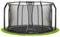 13ft Salta Black Royal Baseground Round Trampoline with Enclosure - SGP Garden Ltd