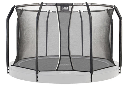 13ft Salta Black Royal Baseground Round Trampoline with Enclosure - SGP Garden Ltd