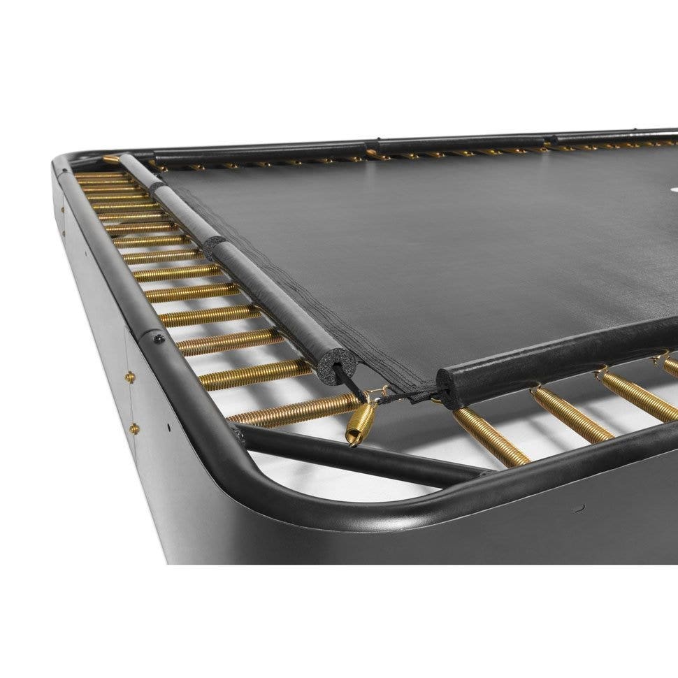 13ft x 8ft Salta Royal Baseground Black Rectangular Trampoline - SGP Garden Ltd
