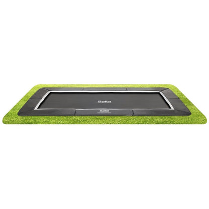 13ft x 8ft Salta Royal Baseground Black Rectangular Trampoline - SGP Garden Ltd