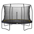 14ft Salta Black Round Comfort Edition Trampoline with Enclosure - SGP Garden Ltd