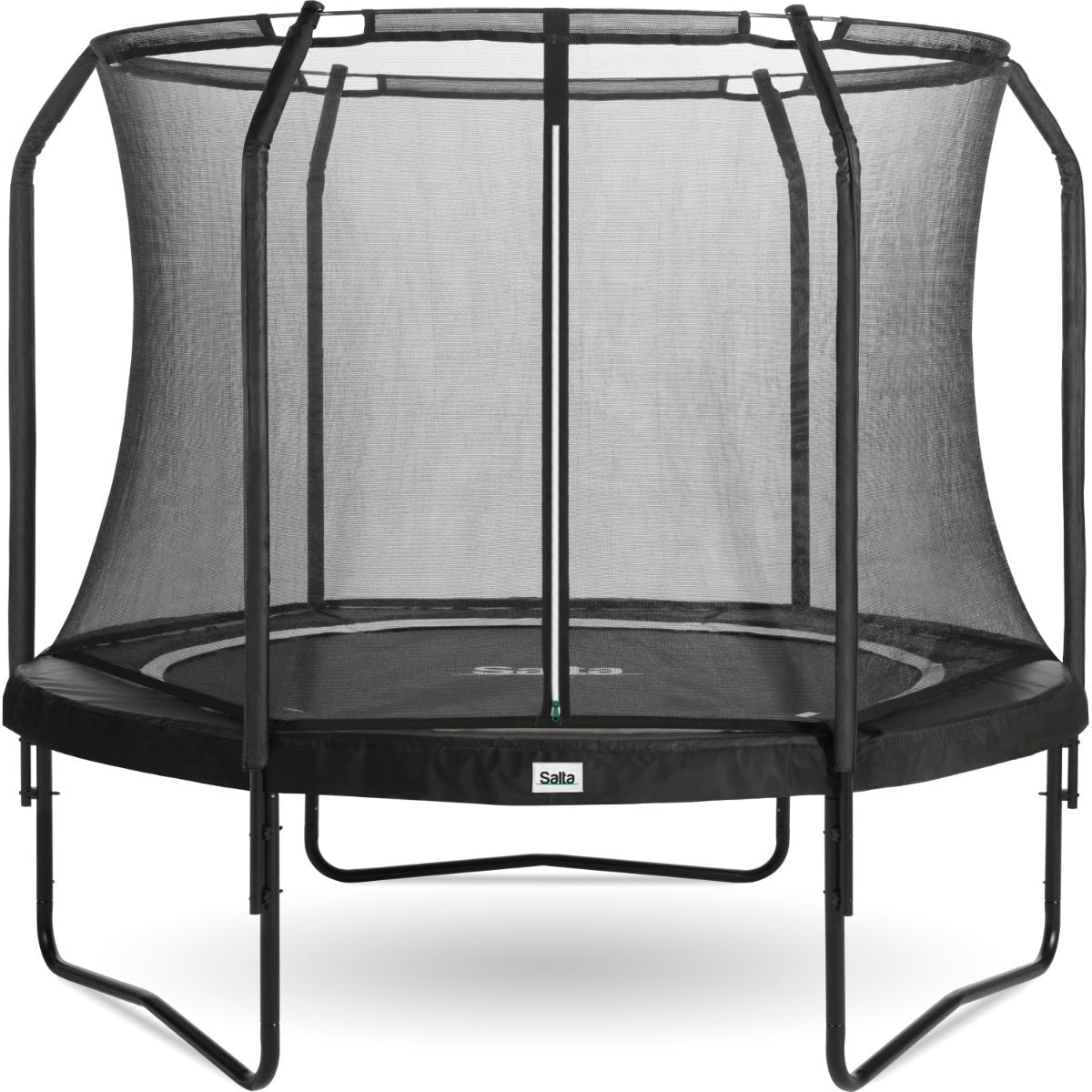 14ft Salta Black Round Premium Edition Trampoline with Enclosure - SGP Garden Ltd