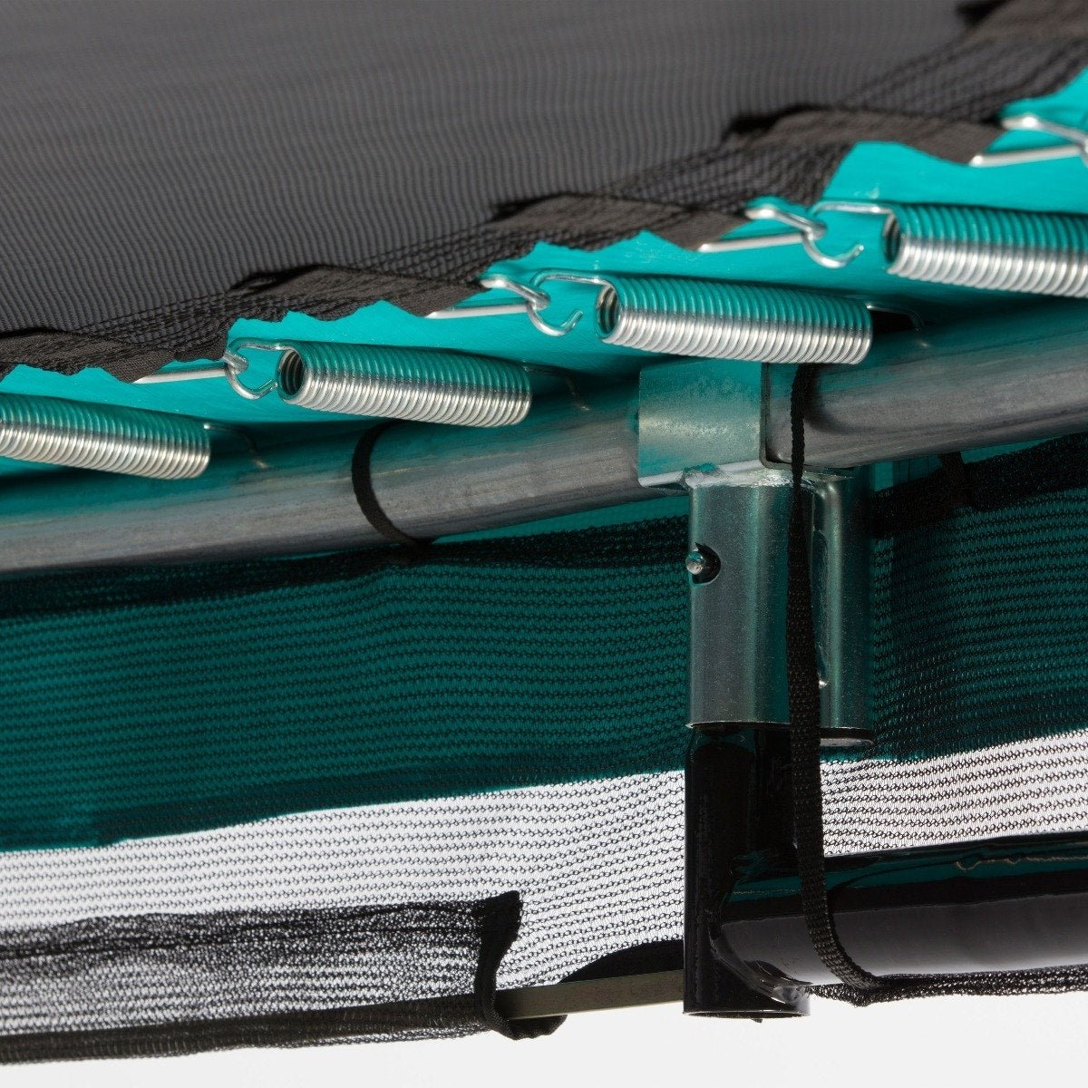 14ft Salta Green Comfort Edition InGround Round Trampoline with Enclosure - SGP Garden Ltd