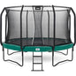 14ft Salta Green Round First Class Edition Trampoline with Enclosure - SGP Garden Ltd