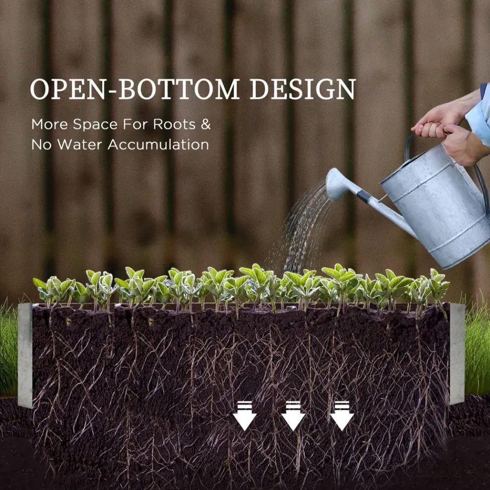 2-in-1 Raised Garden Bed with Mini Greenhouse - Protect Your Plants and Grow with Ease - SGP Garden Ltd