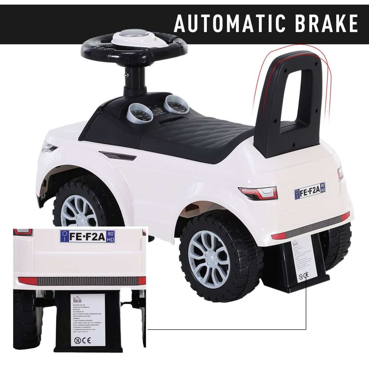 3-in-1 Ride-On Car with Horn, Wheel & Under-Seat Storage - SGP Garden Ltd