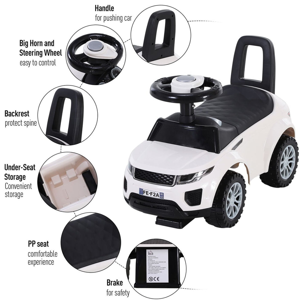 3-in-1 Ride-On Car with Horn, Wheel & Under-Seat Storage - SGP Garden Ltd