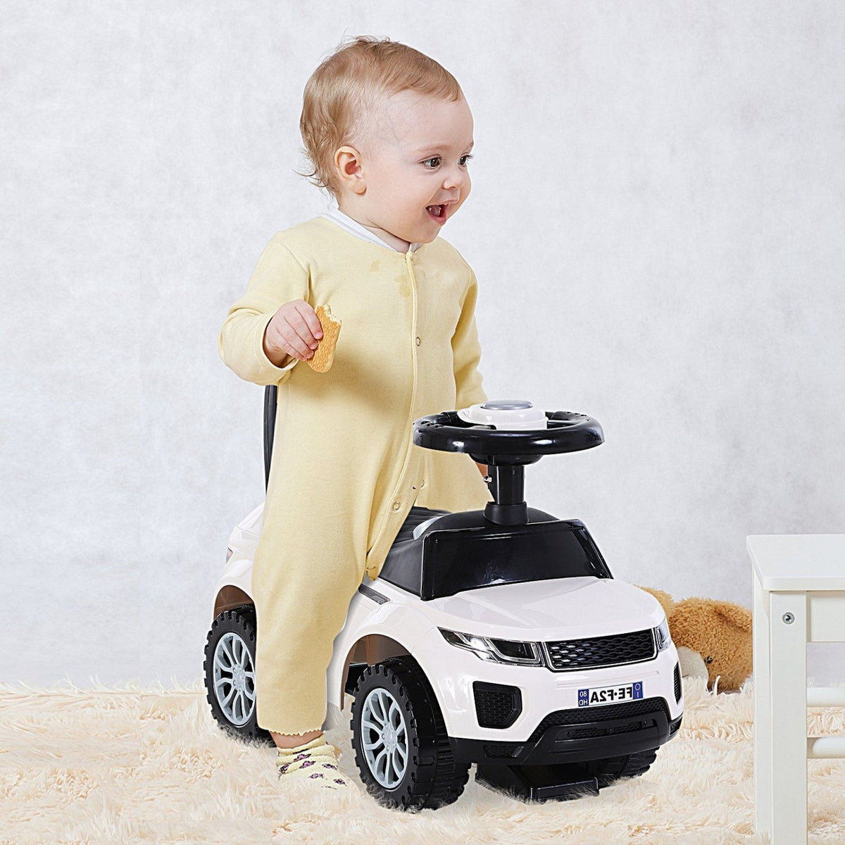 3-in-1 Ride-On Car with Horn, Wheel & Under-Seat Storage - SGP Garden Ltd
