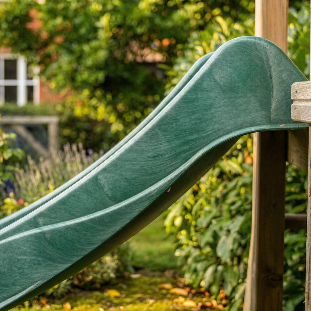 3m Green Children's Water Slide for Climbing Frames - SGP Garden Ltd