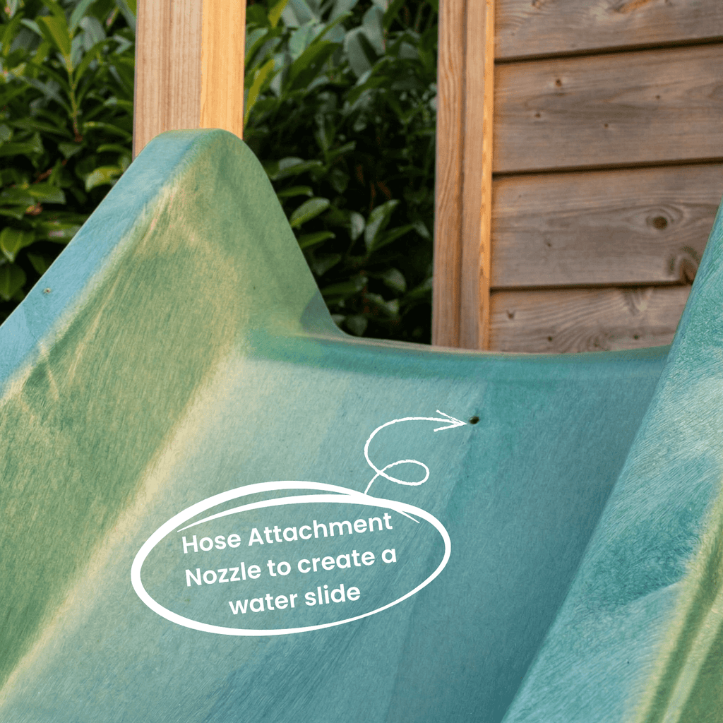 3m Green Children's Water Slide for Climbing Frames - SGP Garden Ltd