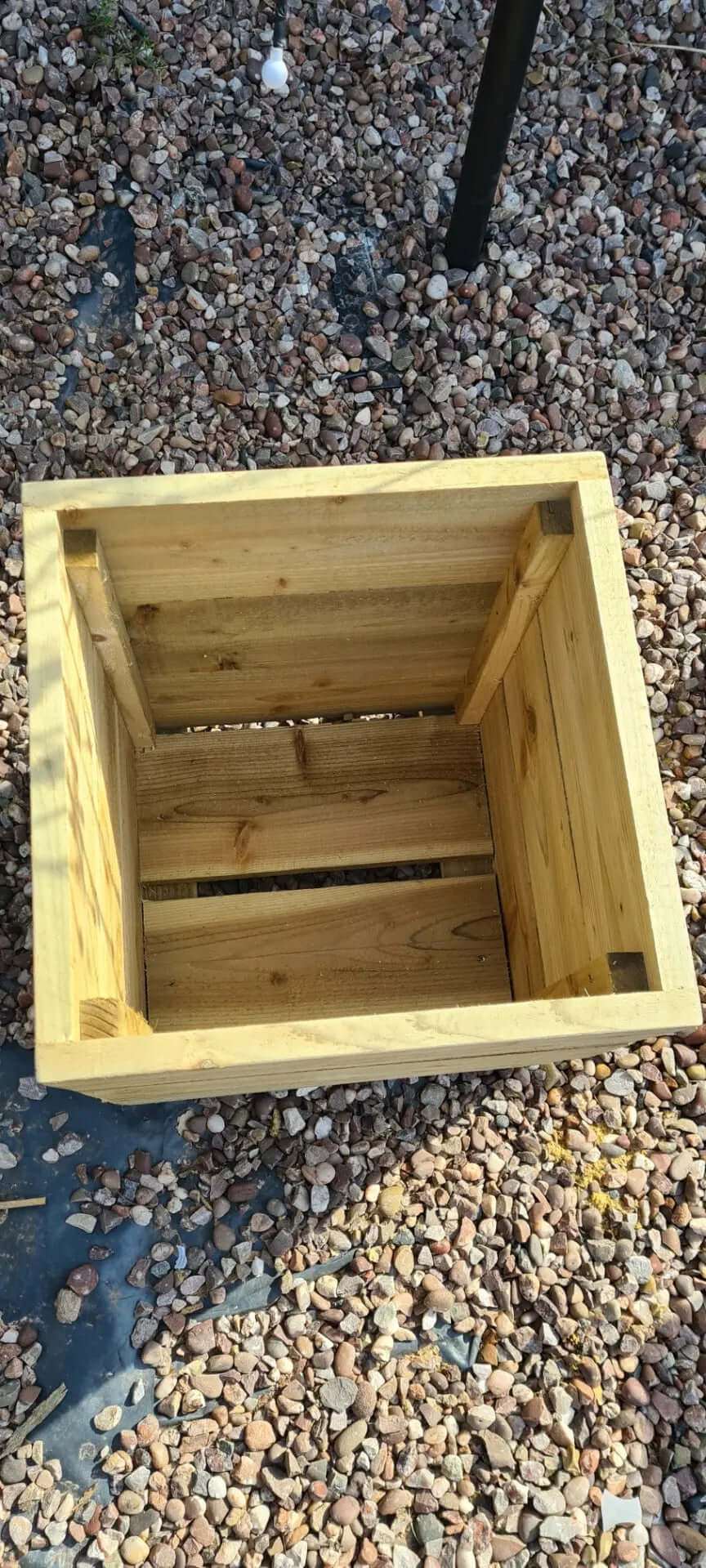 40cm Square wooden Planter in 4 heights - SGP Garden Ltd