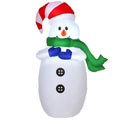 4ft Inflatable Standing Christmas Deco Large Waterproof Snowman LED Inflator - SGP Garden Ltd