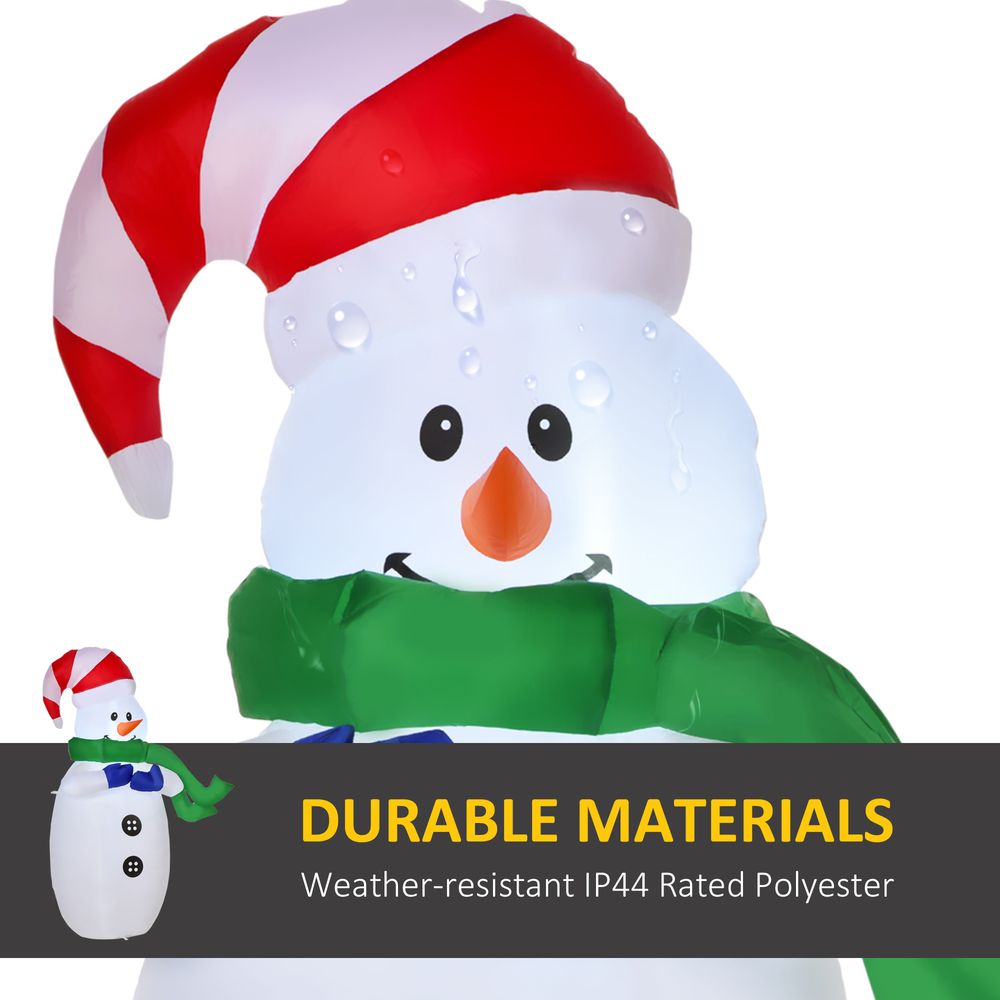 4ft Inflatable Standing Christmas Deco Large Waterproof Snowman LED Inflator - SGP Garden Ltd
