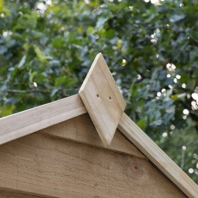 4LIFE Overlap Pressure Treated 4ft x 3ft Apex Shed - No Window - SGP Garden Ltd