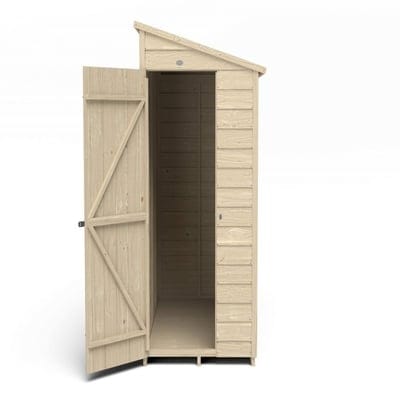 4LIFE Overlap Pressure Treated 6ft x 3ft Pent Shed - No Window - SGP Garden Ltd
