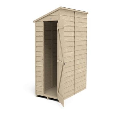 4LIFE Overlap Pressure Treated 6ft x 3ft Pent Shed - No Window - SGP Garden Ltd