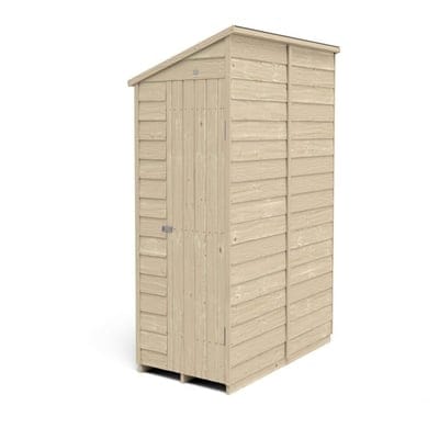 4LIFE Overlap Pressure Treated 6ft x 3ft Pent Shed - No Window - SGP Garden Ltd