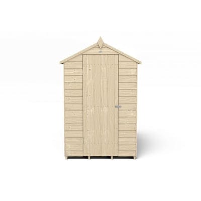 4LIFE Overlap Pressure Treated 6ft x 4ft Apex Shed - SGP Garden Ltd