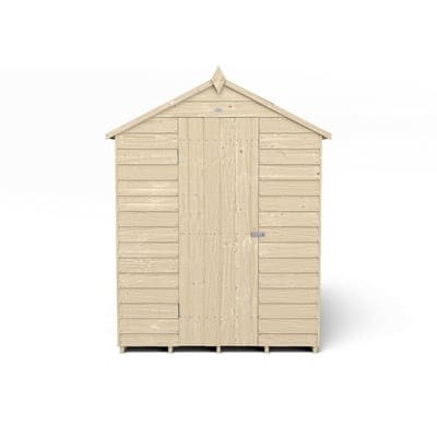 4LIFE Overlap Pressure Treated 7ft x 5ft Apex Shed - SGP Garden Ltd