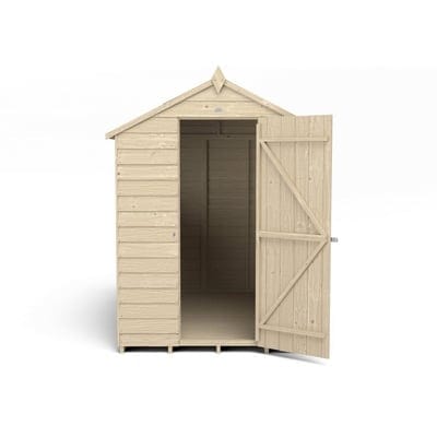 4LIFE Overlap Pressure Treated 7ft x 5ft Apex Shed - SGP Garden Ltd