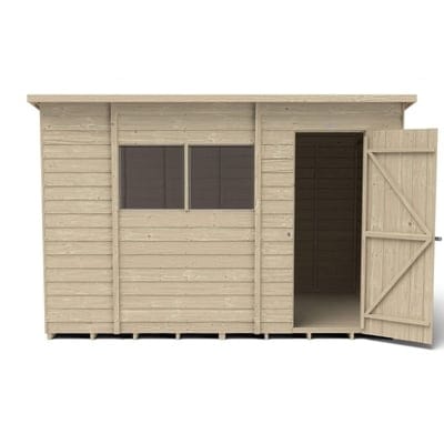 4LIFE Overlap Pressure Treated Pent Shed - All Sizes - SGP Garden Ltd