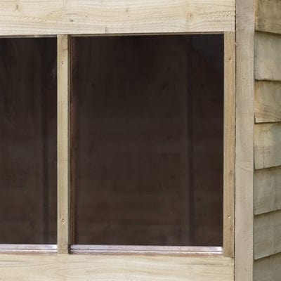 4LIFE Overlap Pressure Treated Pent Shed - All Sizes - SGP Garden Ltd