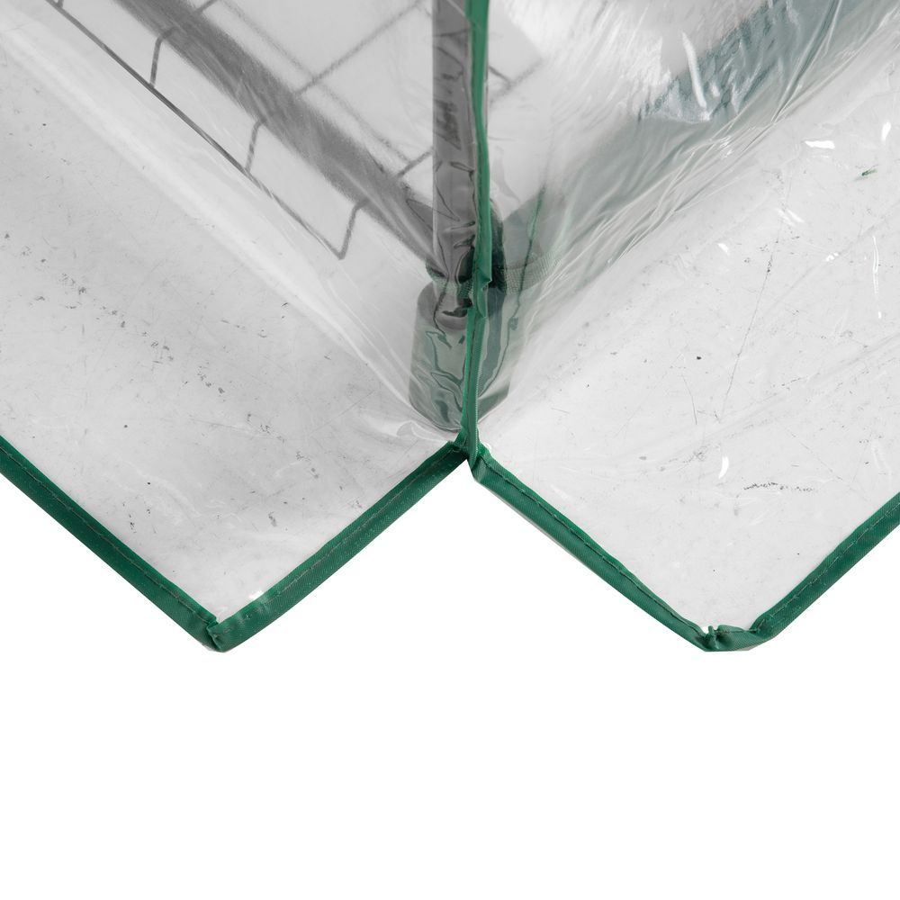 5 Tier Greenhouse OutdoorPortable Shed Metal Frame Transparent 69x49x193cm - SGP Garden Ltd